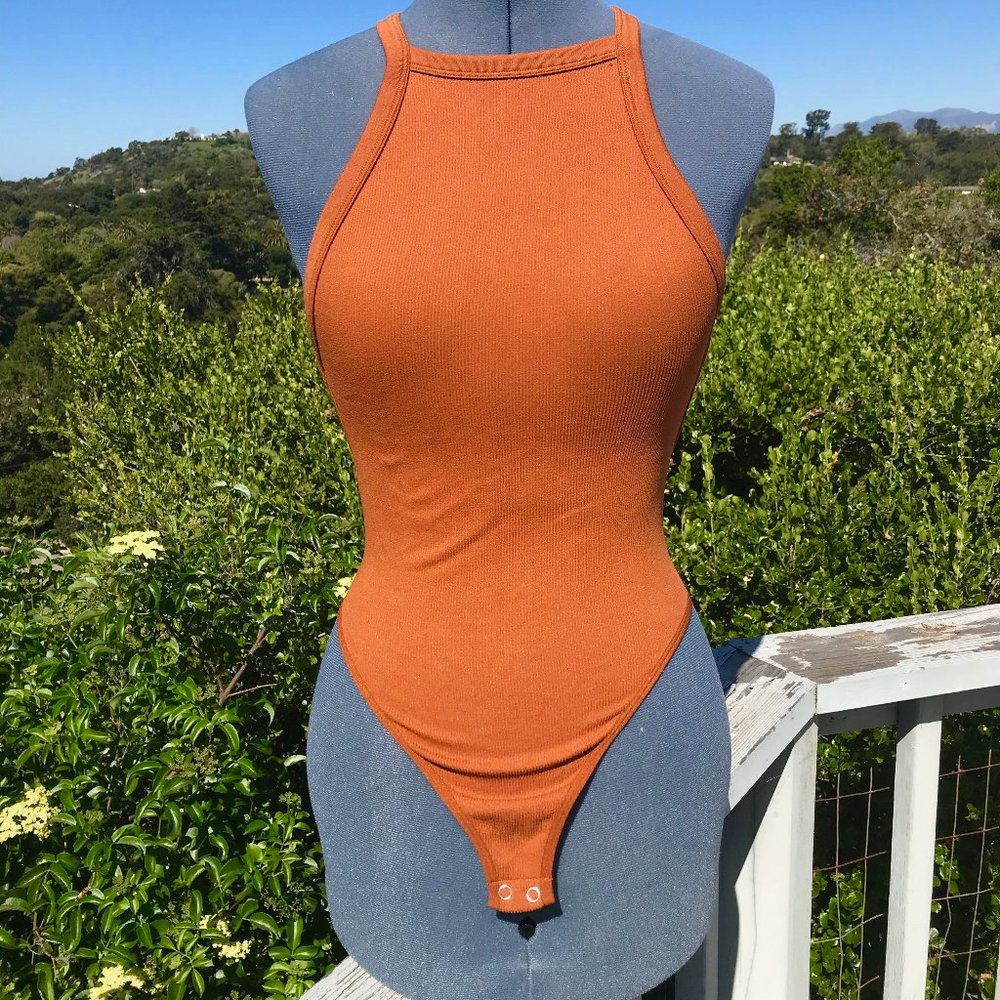Forever 21 Orange Bodysuit